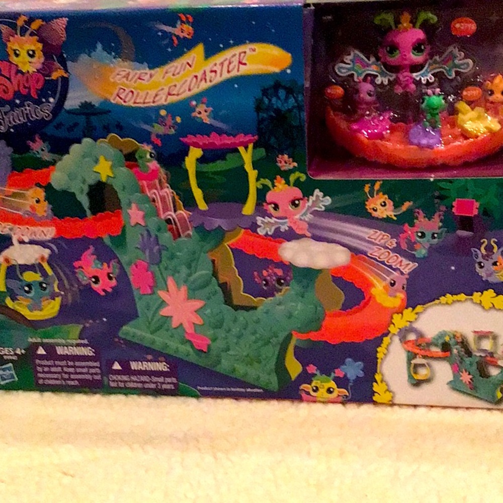 Littlest pet shop fairies:fairy fun roller coaster